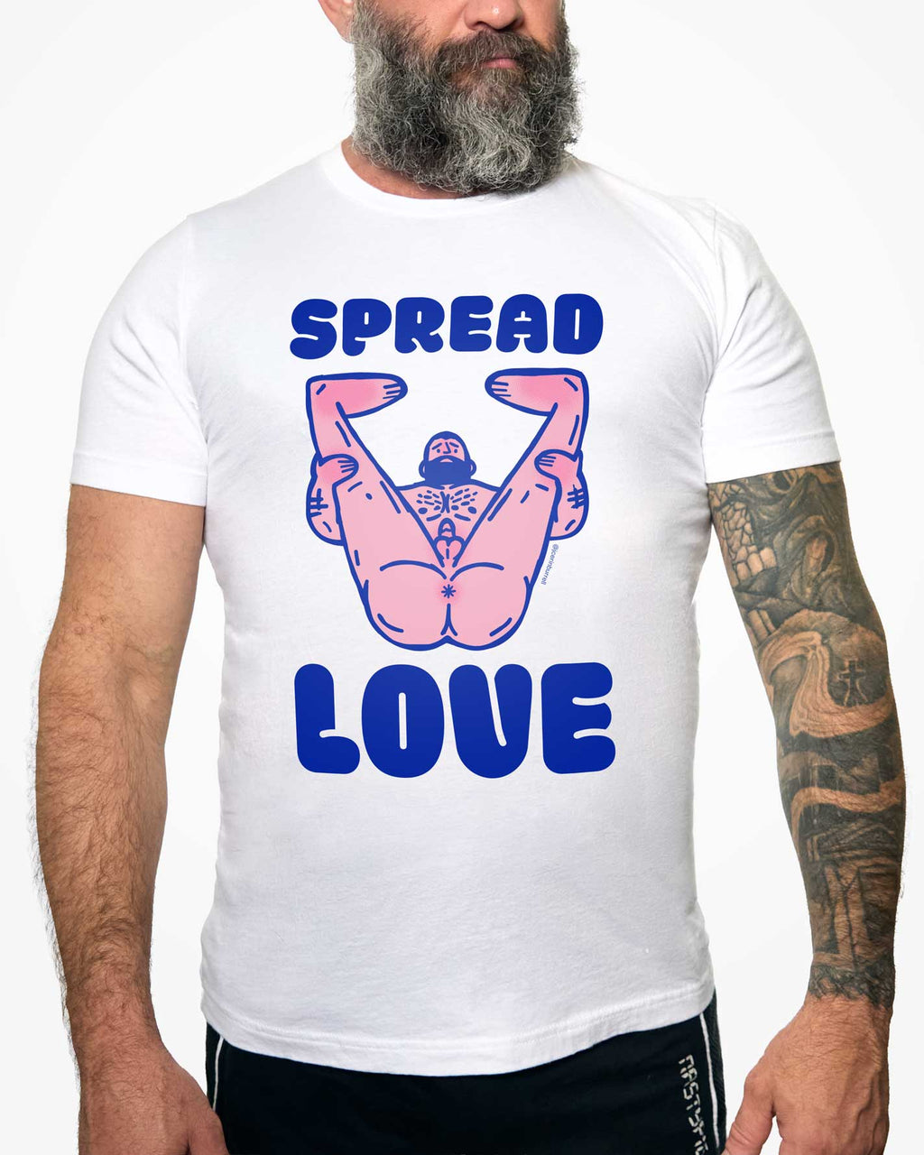 Spread Love (Pink) - short sleeve t-shirt