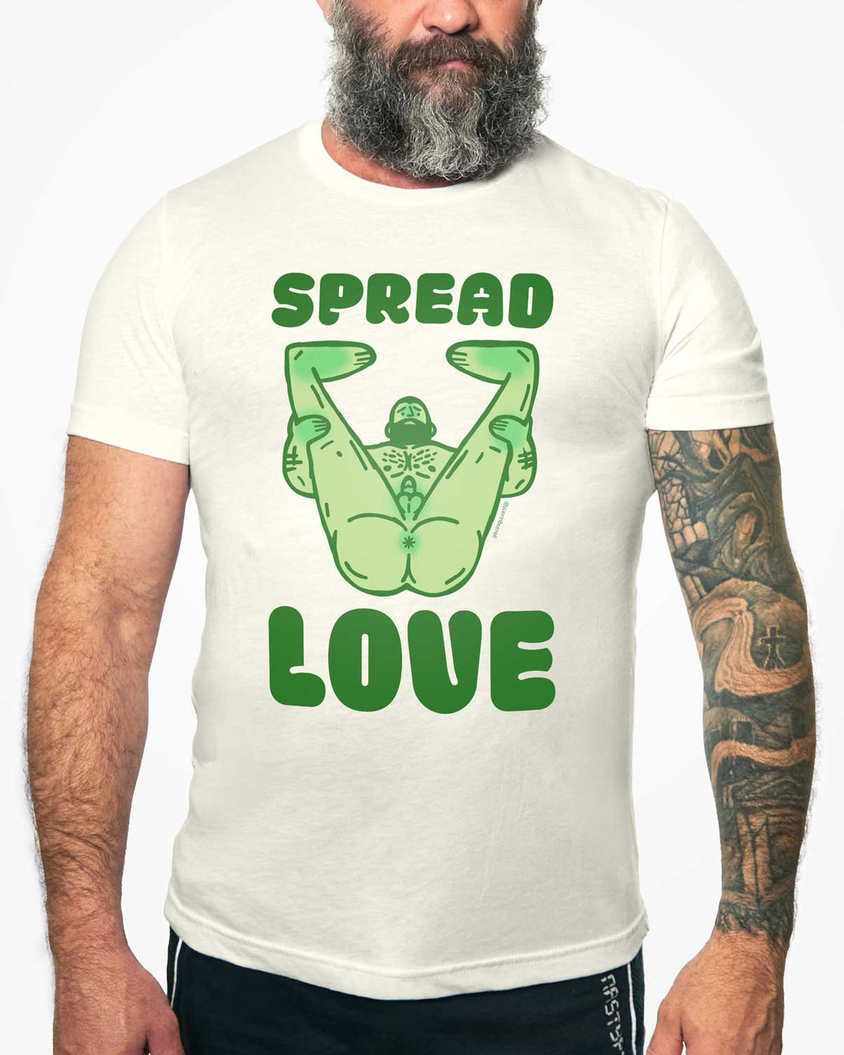 Spread Love (Green) - short sleeve t-shirt