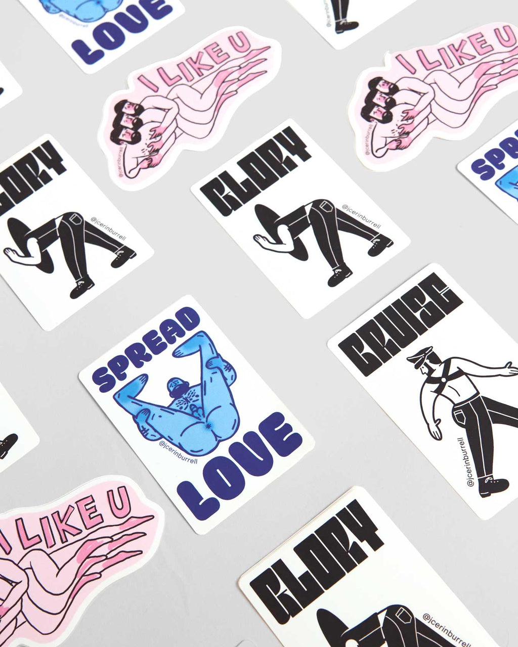 Gay Pleasure Sticker 4-Pack